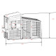 Zewnętrzna klatka dla królików z drewna FSC 153x64,5x103,5cm - Shelty Pet