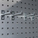 Perforowany panel + 6 haczyków - Kosto - X-METAL