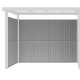 Dodatkowe panele ścienne ze stali ocynkowanej 0,4mm w kolorze szałwiowym do domku 6,3m² - X-METAL