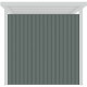 Dodatkowe panele ścienne ze stali ocynkowanej 0,4mm w kolorze szałwiowym do domku 6,3m² - X-METAL