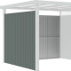 Dodatkowe panele ścienne ze stali ocynkowanej 0,4mm w kolorze szałwiowym do domku 8,1m² - X-METAL