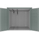 Metalowa wiata na 4 rowery KOSTO 1,6x2,1m zieleń szałwiowa - X-METAL