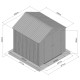 Domek Ogrodowy HDPE Sunlife 6,15m² kremowo-brązowy + podłoga w zestawie - JOBU