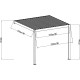 Elektryczna pergola przyścienna w kolorze szaro-antracytowym 4x3m - sterowana pilotem - X-METAL