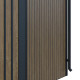 Domek ogrodowy z ocynkowanej stali 0,4mm Woodsteel 2,1x2,1m + zestaw kotwiący - X-METAL