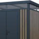 Domek ogrodowy z ocynkowanej stali 0,4mm Woodsteel 2,1x2,1m + zestaw kotwiący - X-METAL