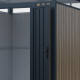 Domek ogrodowy z ocynkowanej stali 0,4mm Woodsteel 2,1x2,1m + zestaw kotwiący - X-METAL
