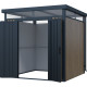 Domek ogrodowy z ocynkowanej stali 0,4mm Woodsteel 2,1x2,1m + zestaw kotwiący - X-METAL