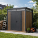 Domek ogrodowy z ocynkowanej stali 0,4mm Woodsteel 2,1x2,1m + zestaw kotwiący - X-METAL