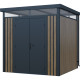 Domek ogrodowy z ocynkowanej stali 0,4mm Woodsteel 2,1x2,1m + zestaw kotwiący - X-METAL