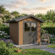 Domek ogrodowy z drewna kompozytowego w kolorze brązowym 234x204 cm PREMIUM - Woodlife Garden