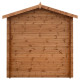 Domek ogrodowy z litego drewna w kolorze brązowym TOP 2x2m - panele 28mm - Gardy Shelter