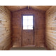 Domek ogrodowy z litego drewna w kolorze brązowym TOP 2x2m - panele 28mm - Gardy Shelter