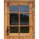 Domek ogrodowy z litego drewna w kolorze brązowym TOP 2x2m - panele 28mm - Gardy Shelter