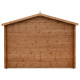 Domek ogrodowy z litego drewna w kolorze brązowym TOP 3x2m - panele 28mm - Gardy Shelter