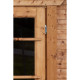 Domek ogrodowy z litego drewna w kolorze brązowym TOP 3x2m - panele 19mm - Gardy Shelter