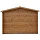 Domek ogrodowy z litego drewna w kolorze brązowym TOP 3x2m - panele 19mm - Gardy Shelter