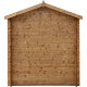 Domek ogrodowy z litego drewna w kolorze brązowym TOP 2x2m - panele 19mm - Gardy Shelter