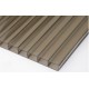Wiata garażowa z aluminium i poliwęglanu 6mm antracytowa 3x4,3m - X-METAL