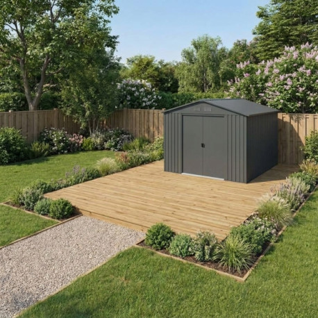 Zestaw fundamentowy drewniany do domków ogrodowych o powierzchni 30m² - Noviss