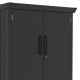Metalowa wiata na 3 rowery KOSTO 1,3x2,1m antracytowa - X-METAL
