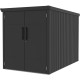 Metalowa wiata na 3 rowery KOSTO 1,3x2,1m antracytowa - X-METAL