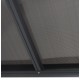 Pergola przyścienna regulowana 3,05x6,18m z aluminium w kolorze szaro-antracytowym - X-METAL