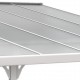 Pergola przyścienna regulowana 3,05x3,14m z aluminium w kolorze białym - X-METAL