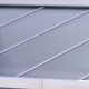 Pergola przyścienna regulowana 3,75x2,55m z aluminium w kolorze białym - X-METAL