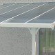Pergola przyścienna regulowana 3,05x3,14m z aluminium w kolorze białym - X-METAL