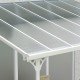 Pergola przyścienna regulowana 3,05x4,36m z aluminium w kolorze białym - X-METAL