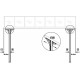 Pergola przyścienna regulowana 3,05x4,36m z aluminium w kolorze białym - X-METAL