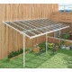 Pergola przyścienna regulowana 3,05x6,18m z aluminium w kolorze białym - X-METAL
