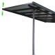 Pergola przyścienna regulowana 3,05x5,57m z aluminium w kolorze białym - X-METAL