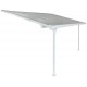 Pergola przyścienna regulowana 3,05x4,36m z aluminium w kolorze białym - X-METAL