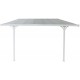 Pergola przyścienna regulowana 3,05x4,36m z aluminium w kolorze białym - X-METAL