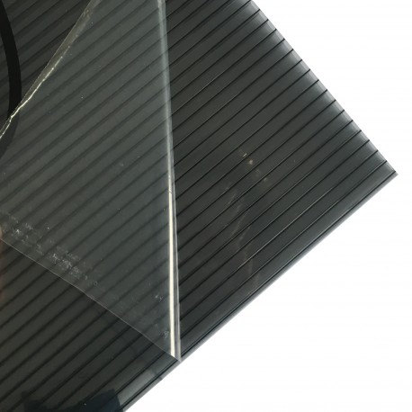 Paczka 3 płyt z poliwęglanu 6mm szarych długości 301 cm X-Metal