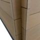 Domek ogrodowy z drewna kompozytowego 28mm w kolorze postarzanego drewna 295x295 cm z dwuskrzydłowymi drzwiami - WoodLife