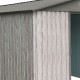 Metalowy domek narzędziowy WoodTouch 2,9x3,6 m beżowy - imitacja drewna + zestaw kotw X-METAL