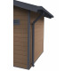 Zestaw rynien w kolorze antracytowym do domku Woodlife PREMIUM 9m²