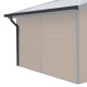 Zestaw rynien w kolorze antracytowym do domku Woodlife PREMIUM 9m²