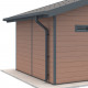 Zestaw rynien w kolorze antracytowym do domku Woodlife PREMIUM 9m²