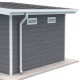  Zestaw rynien do domku z płaskim dachem Woodlife 9m²