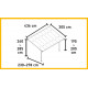 Pergola przyścienna regulowana 3,05x4,36m z aluminium w kolorze szaro-antracytowym - X-METAL